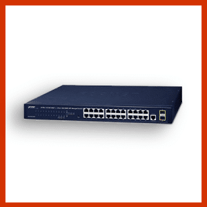 24 port managed gig switch + 2 sfp