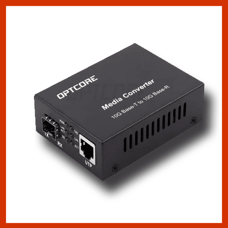 10gbase t to 10g fibre media converter