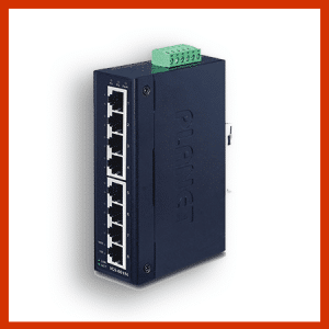 8 port gig managed industrial switch